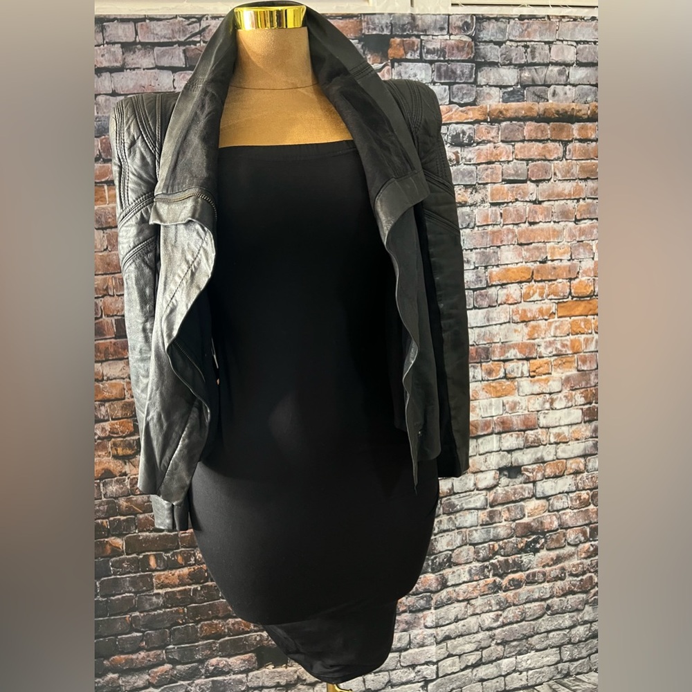 Women's Black leather Jacket